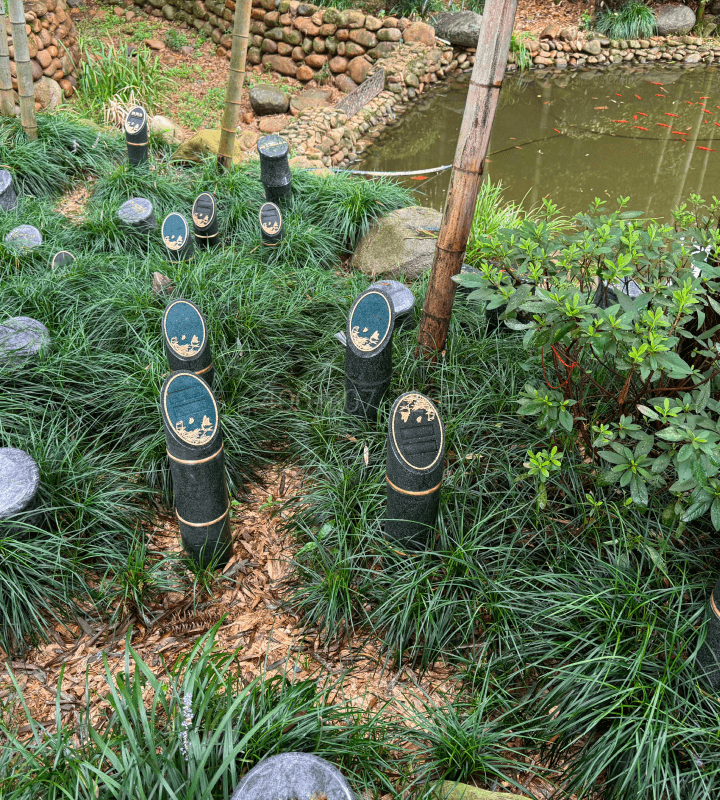 杭州径山竹茶园公墓电话地址生态葬墓型2号